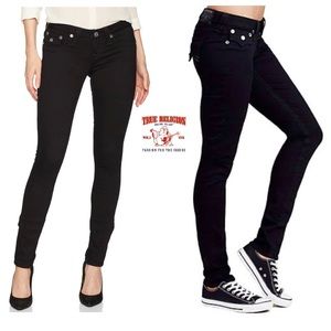 True Religion Skinny Black Jeans